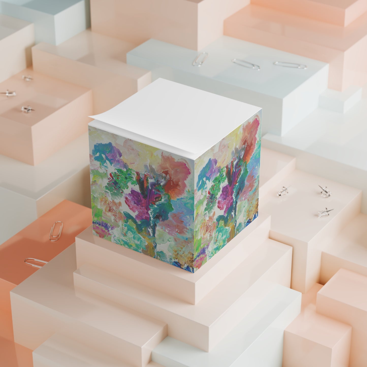 Bouquet Series #2 — Sticky Note Cube