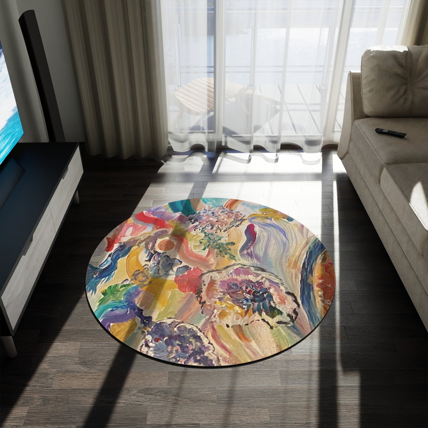 Living Bouquet — Round Rug