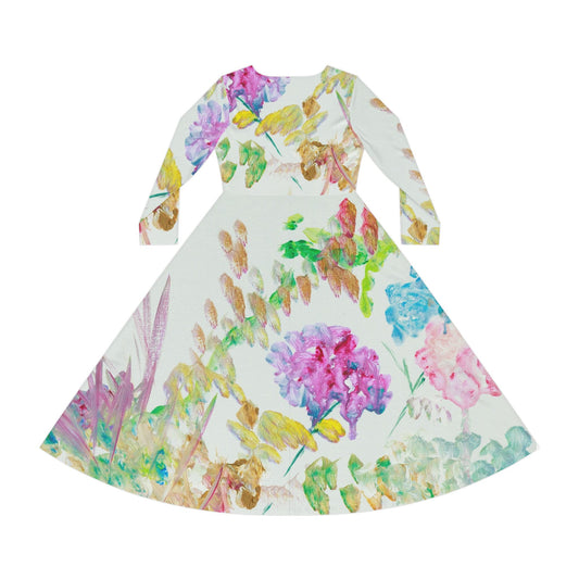 Women's Long Sleeve Dance Dress (AOP)