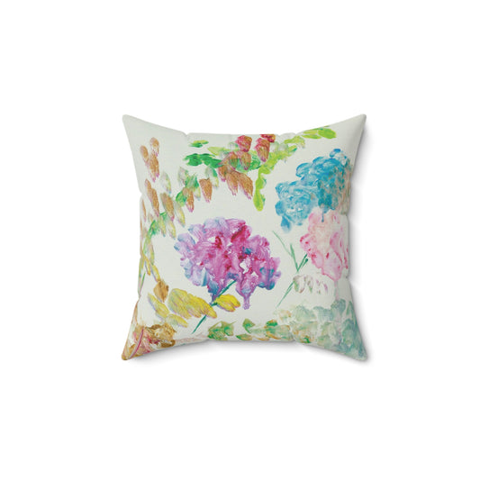 Spring - Faux Suede Square Pillow