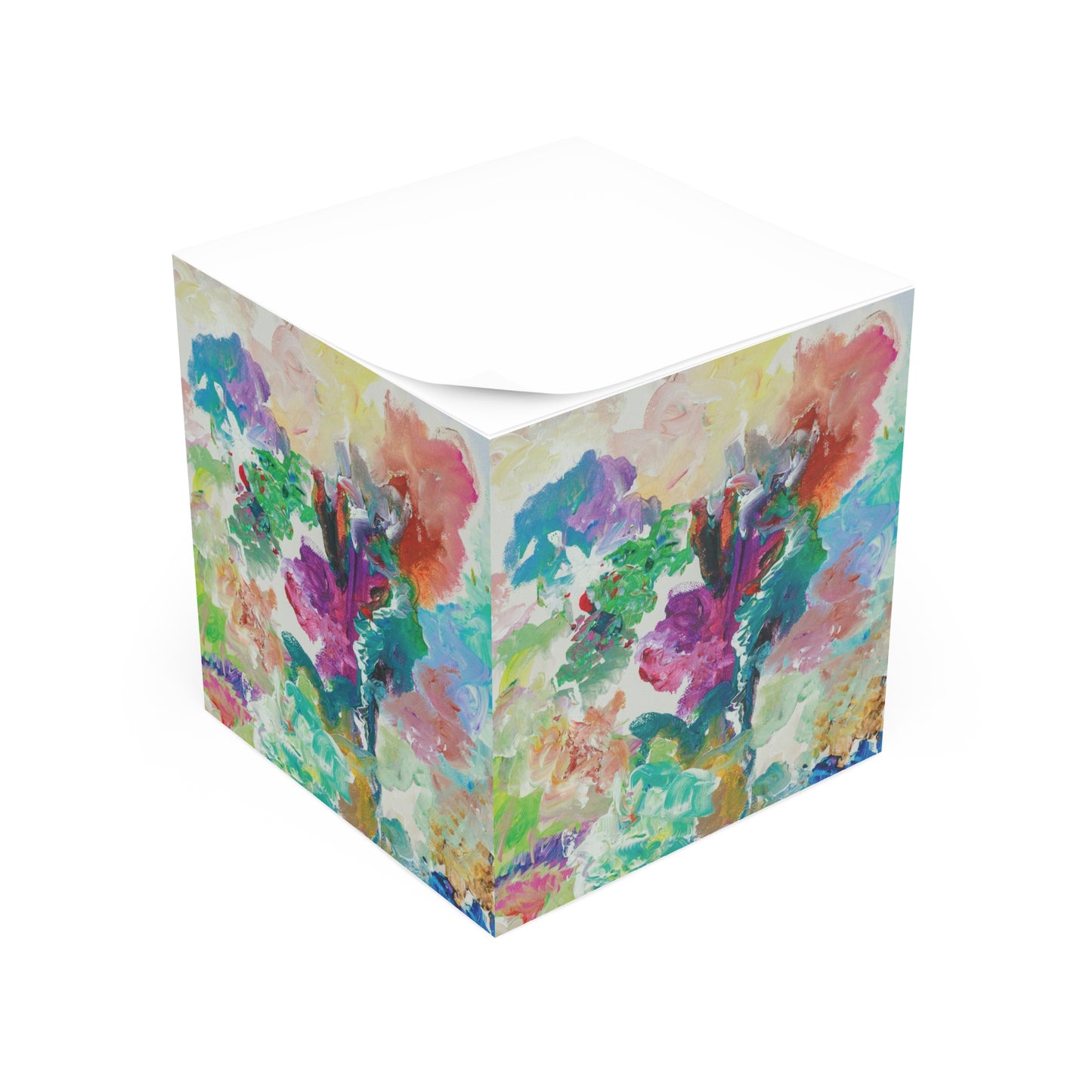 Bouquet Series #2 — Sticky Note Cube