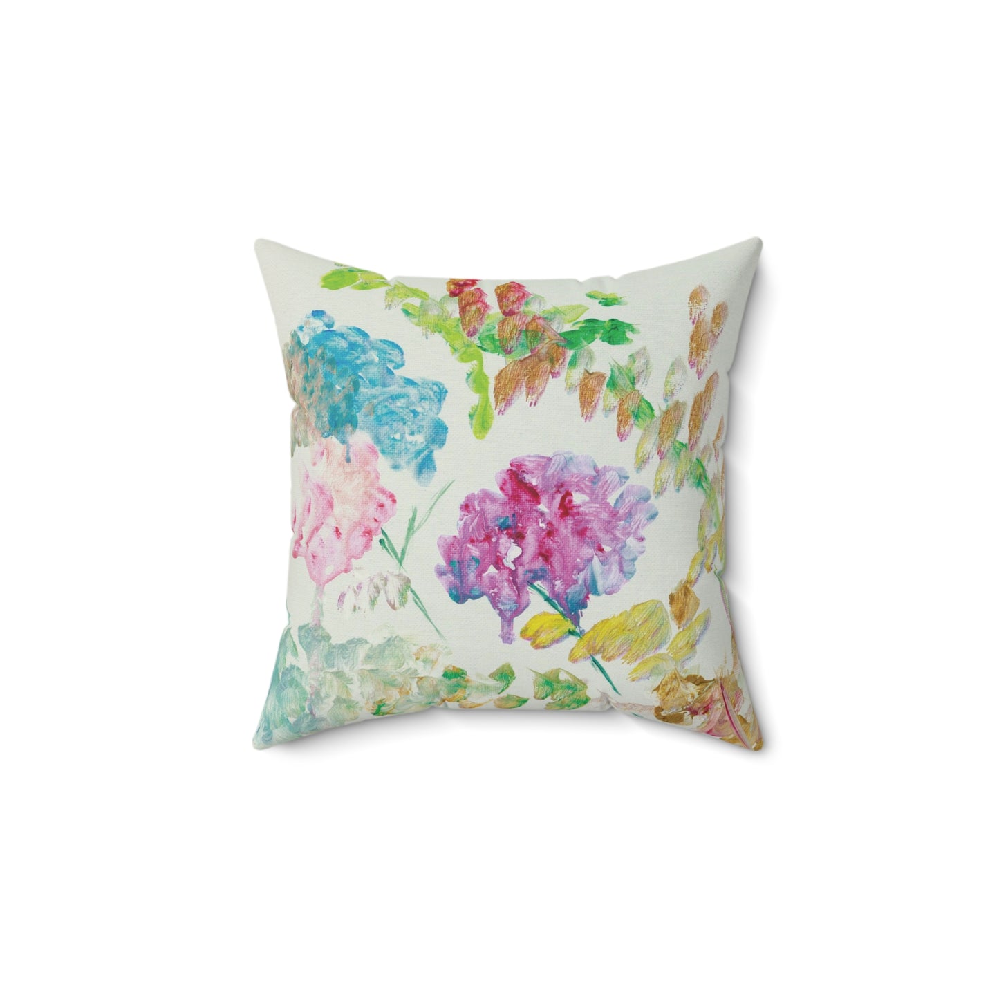 Spring - Faux Suede Square Pillow