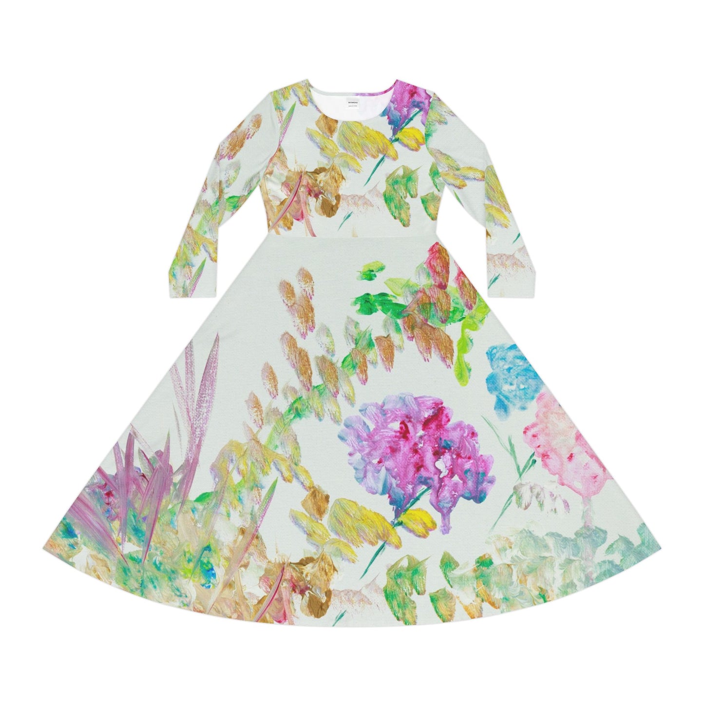 Women's Long Sleeve Dance Dress (AOP)