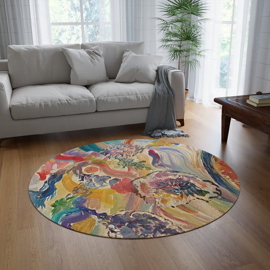 Living Bouquet — Round Rug