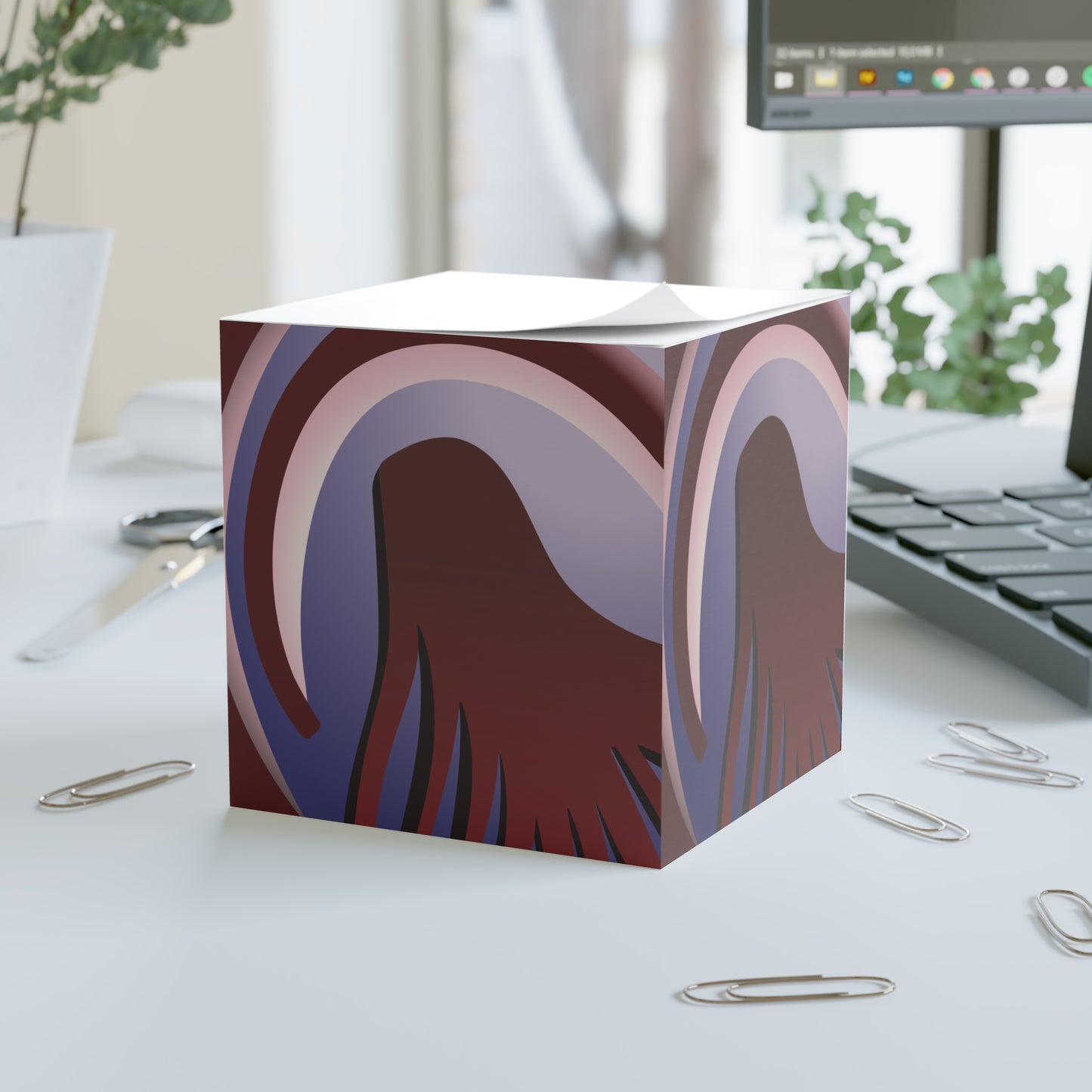Girl — Sticky Note Cube