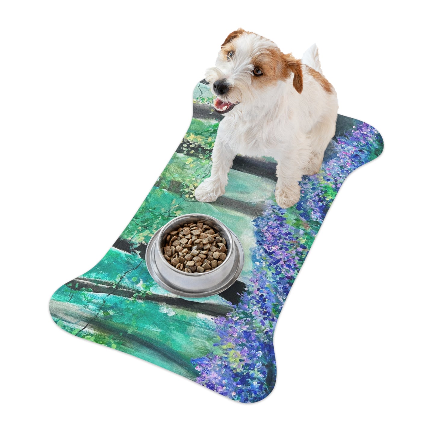 Lavender Forest — Pet Feeding Mat