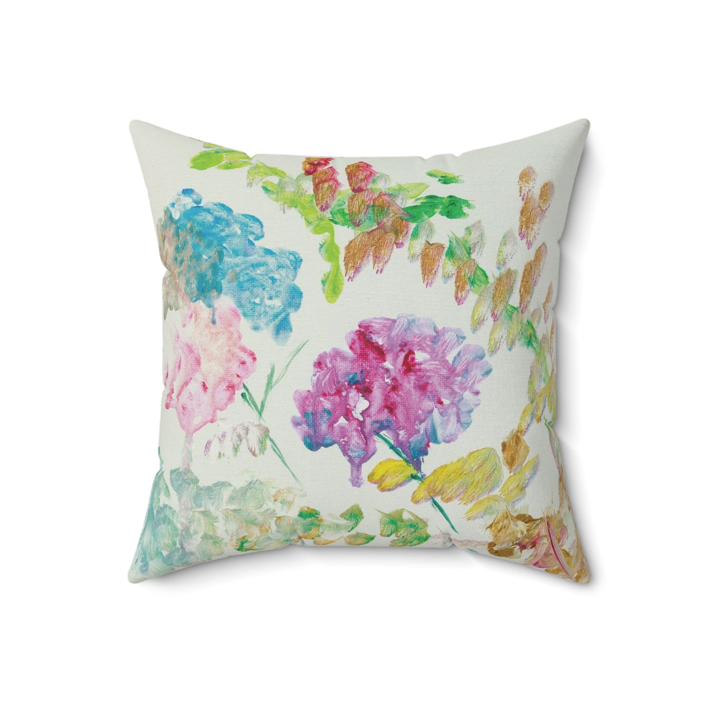 Spring - Faux Suede Square Pillow