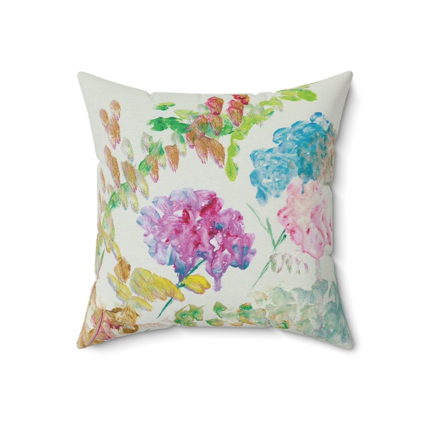 Spring - Faux Suede Square Pillow
