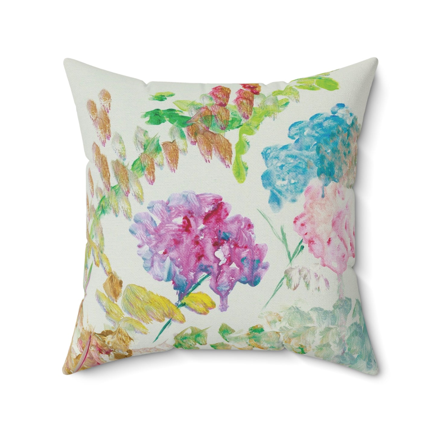 Spring - Faux Suede Square Pillow