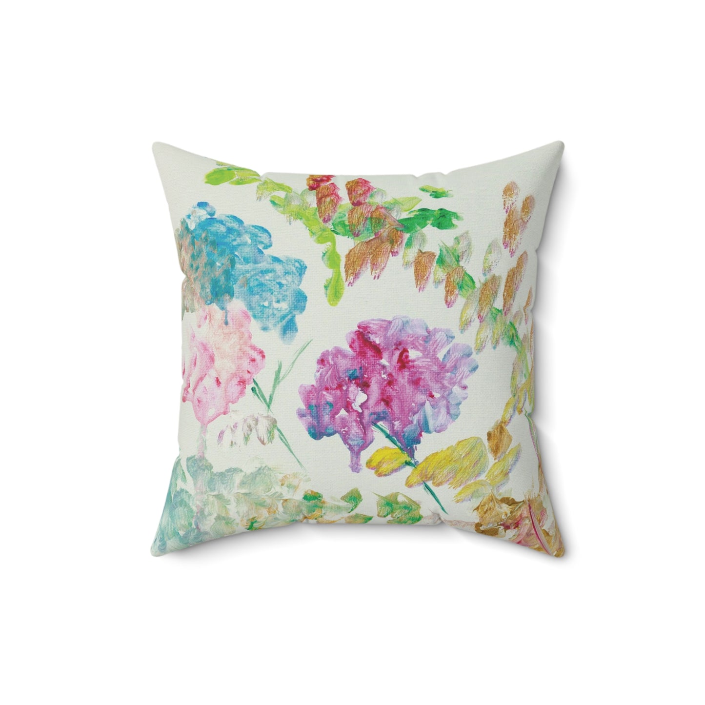 Spring - Faux Suede Square Pillow