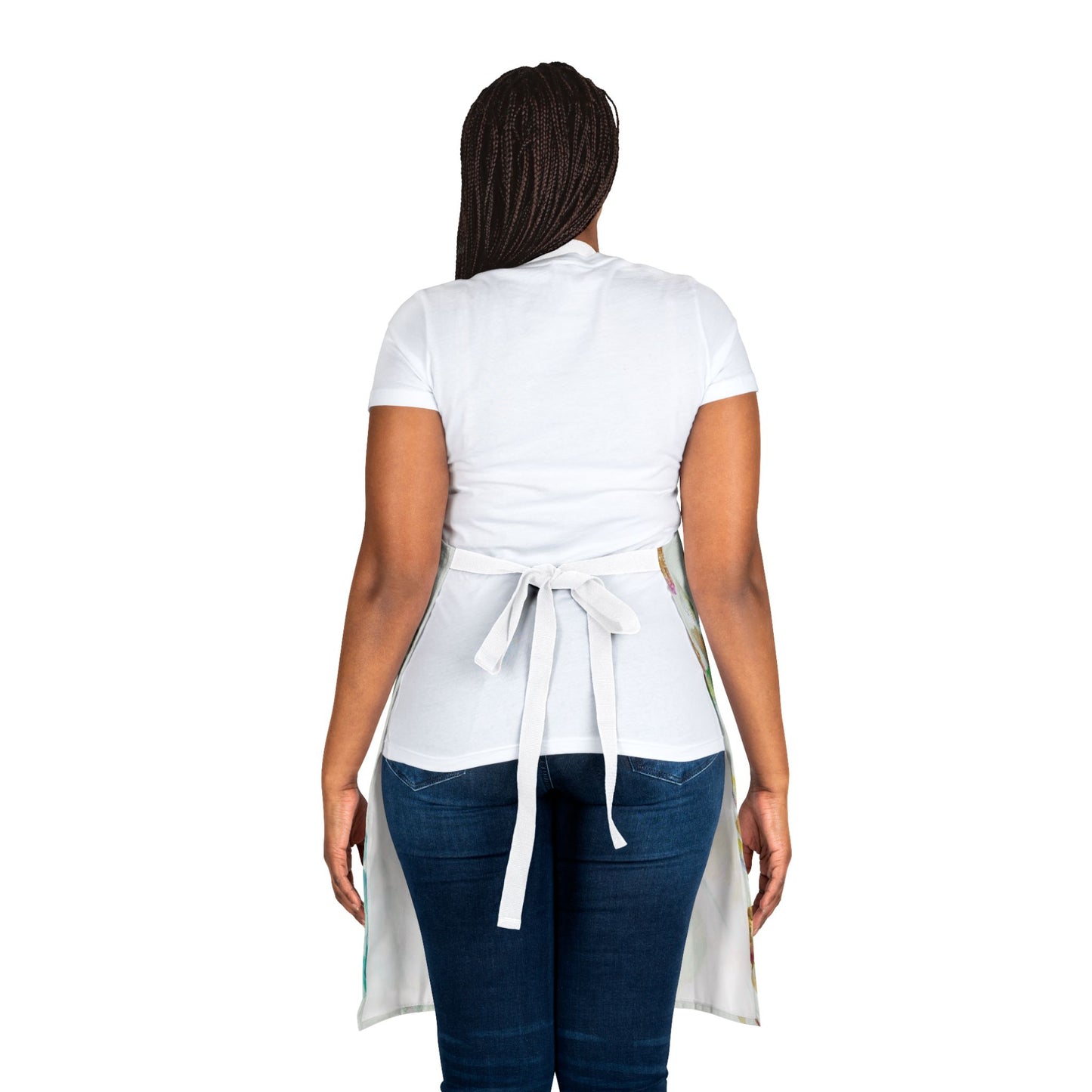 Spring Apron, Choose Strap Color (5 Choices)