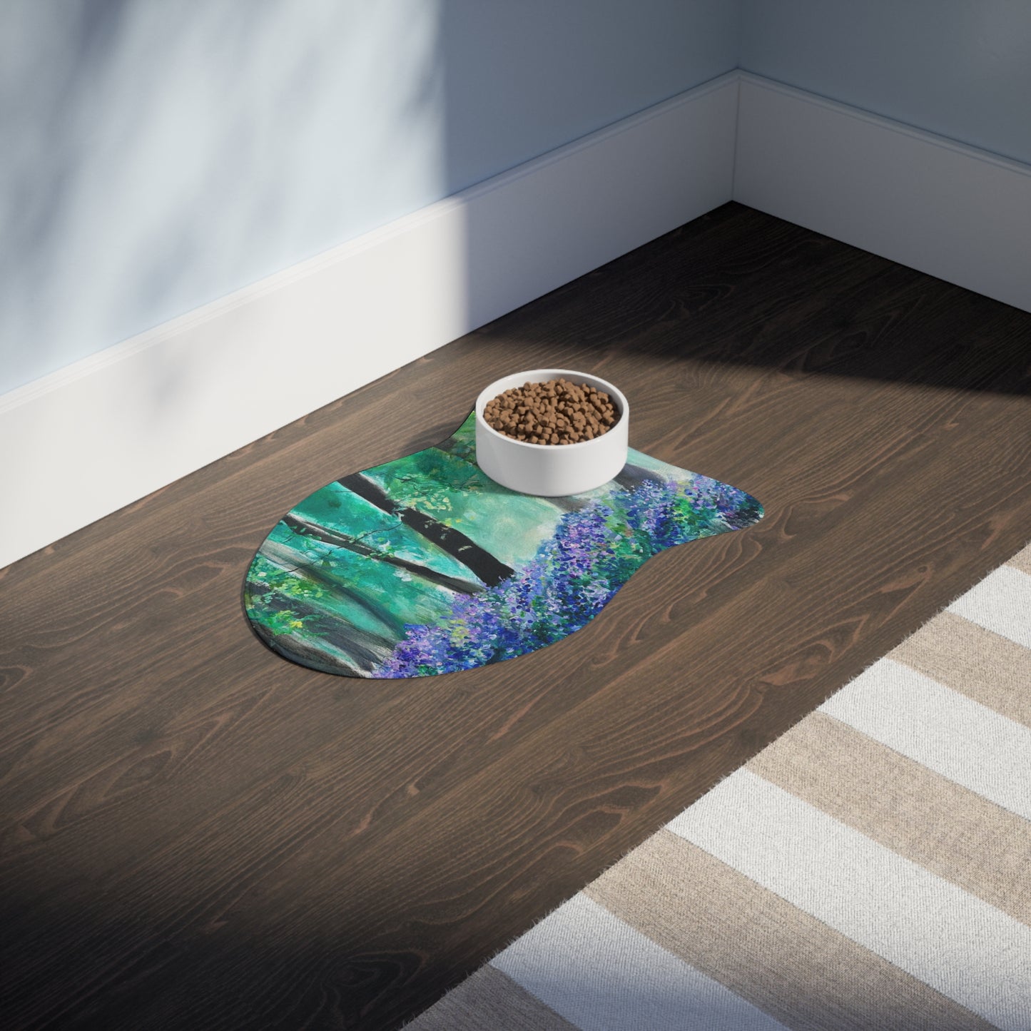 Lavender Forest — Pet Feeding Mat