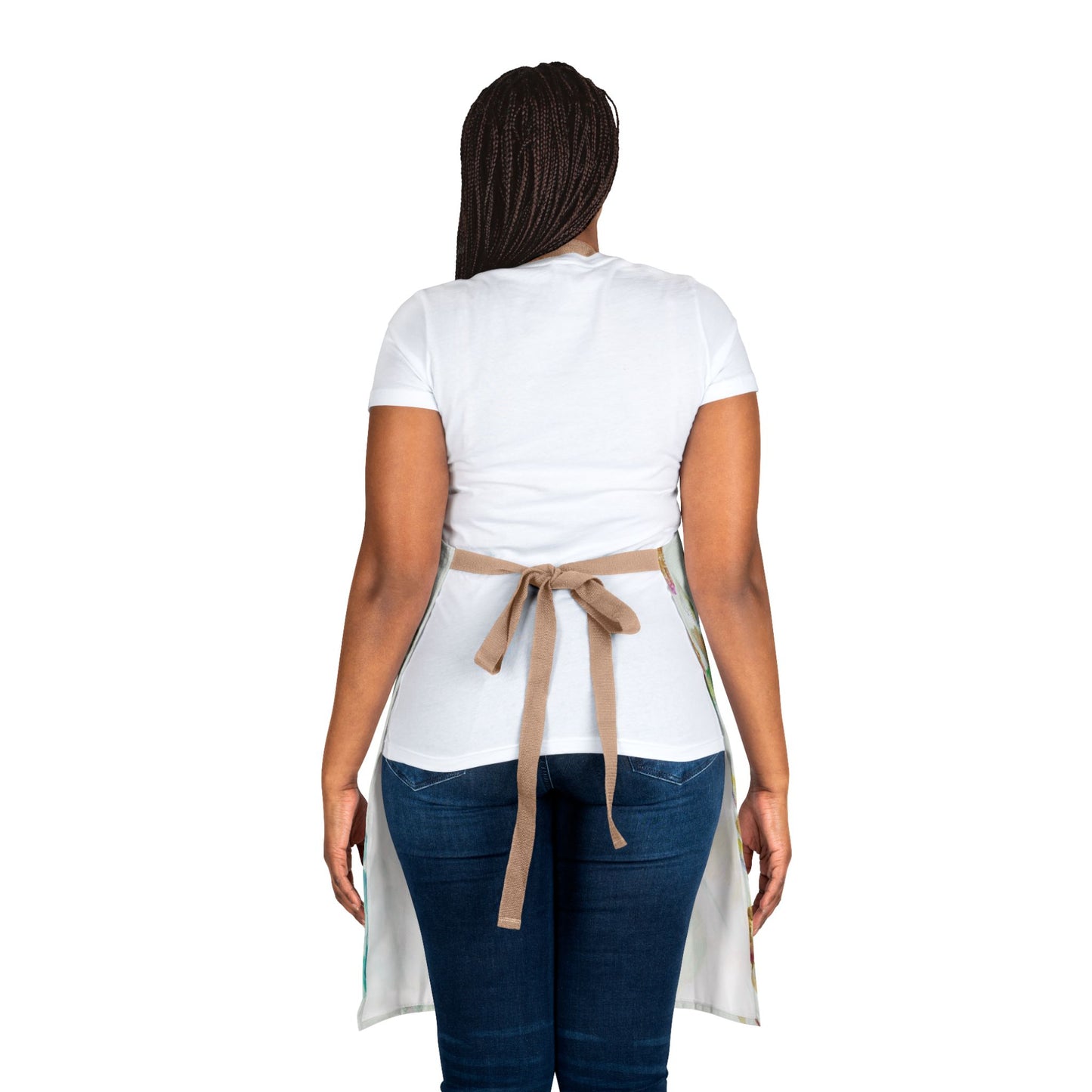 Spring Apron, Choose Strap Color (5 Choices)