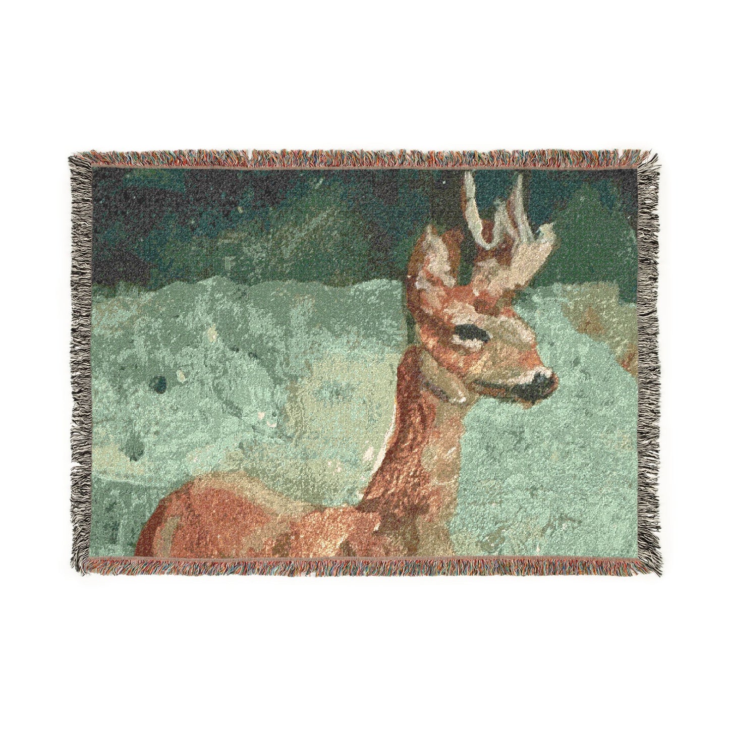The Deer — Woven Blanket