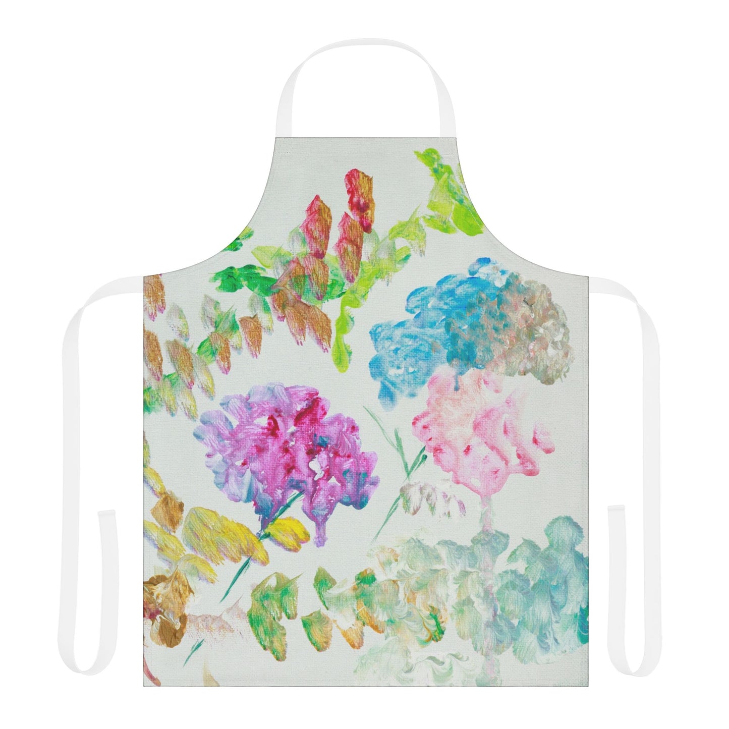 Spring Apron, Choose Strap Color (5 Choices)